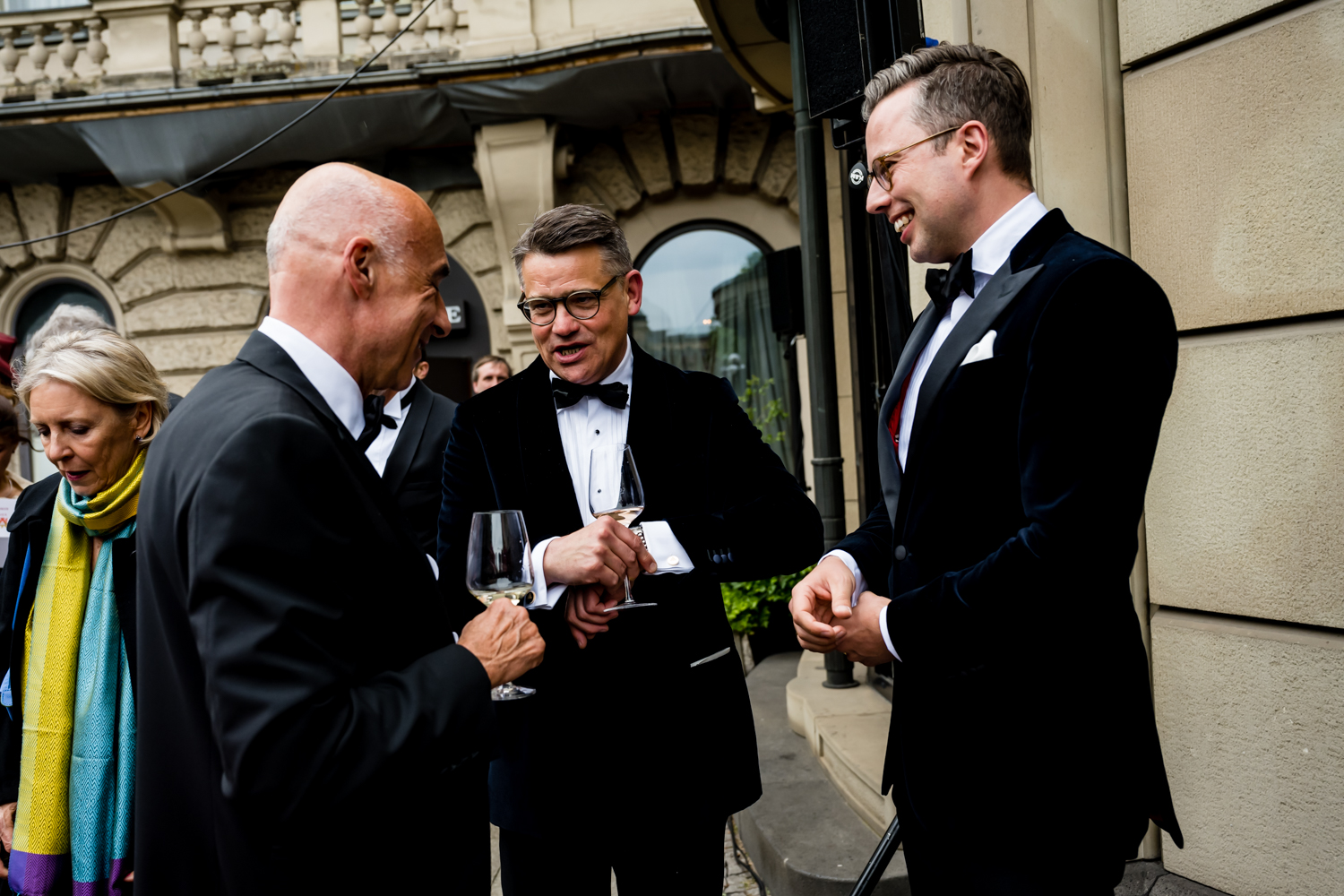 Vorempfangs mit Ministerpräsident Boris Rhein beim Ball des Weines 2025 im Hotel Nassauer Hof in Wiesbaden.
