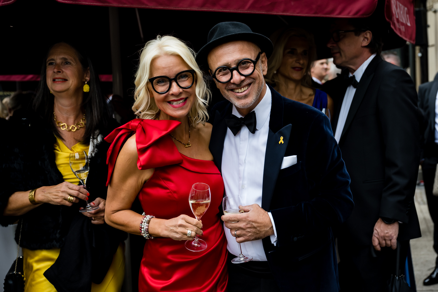 Vorempfangs mit Ministerpräsident Boris Rhein beim Ball des Weines 2025 im Hotel Nassauer Hof in Wiesbaden.