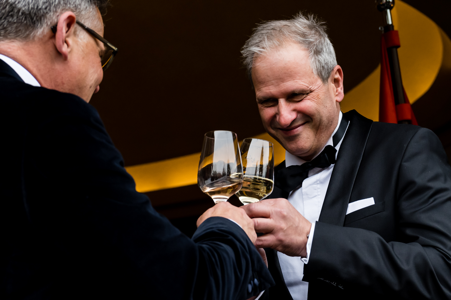 Vorempfangs mit Ministerpräsident Boris Rhein beim Ball des Weines 2025 im Hotel Nassauer Hof in Wiesbaden.