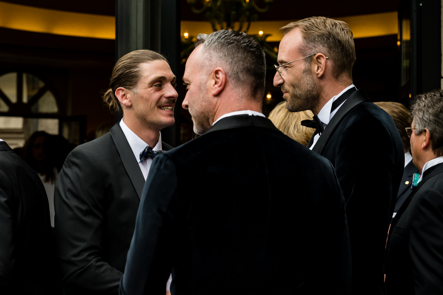 Vorempfangs mit Ministerpräsident Boris Rhein beim Ball des Weines 2025 im Hotel Nassauer Hof in Wiesbaden.