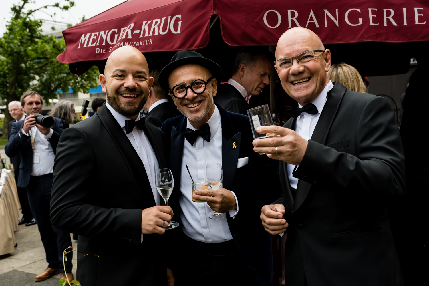 Vorempfangs mit Ministerpräsident Boris Rhein beim Ball des Weines 2025 im Hotel Nassauer Hof in Wiesbaden.