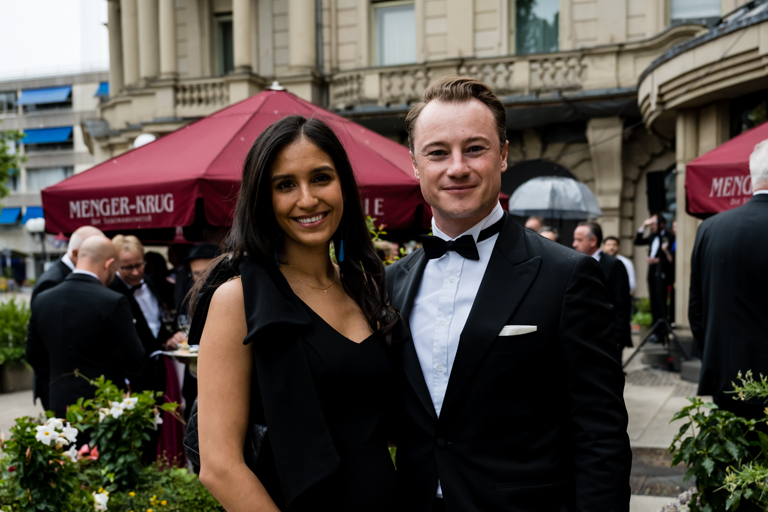 Vorempfangs mit Ministerpräsident Boris Rhein beim Ball des Weines 2025 im Hotel Nassauer Hof in Wiesbaden.