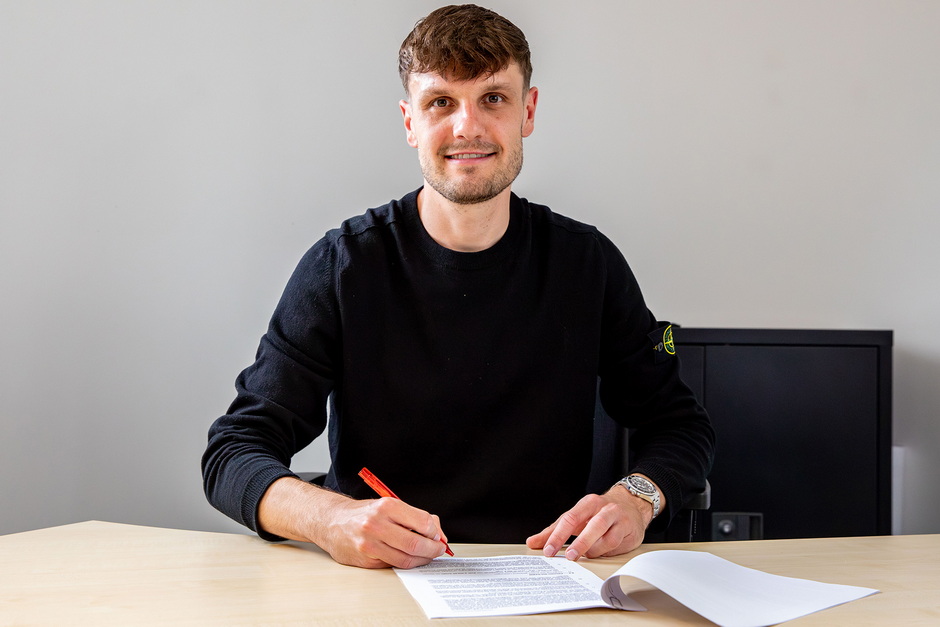 Gino Fechner verlängert beim SV Wehen Wiesbaden um zwei Jahre