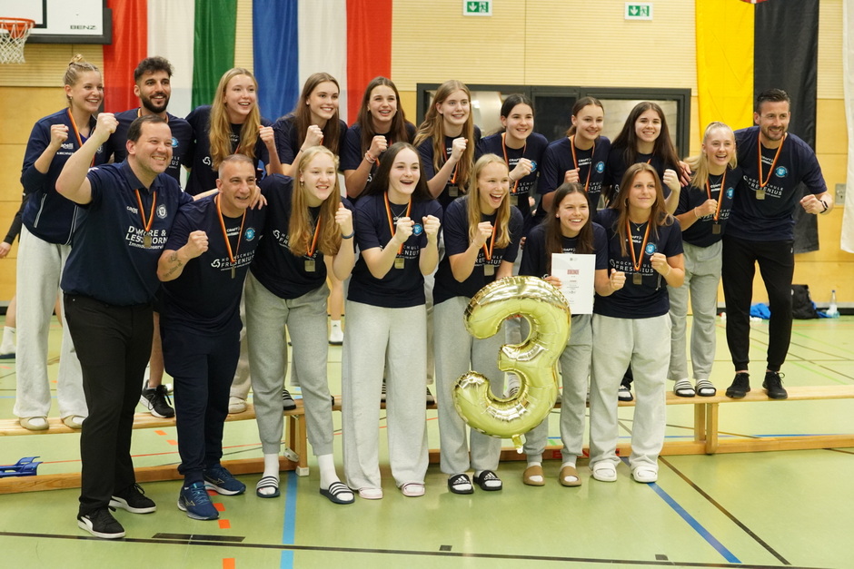 VC WIesbaden U18 Siegerehrung Deutsche Meisterschaft