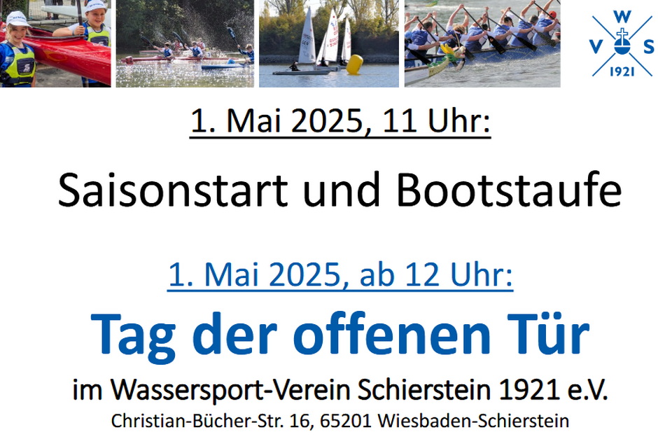 Wassersport Verein Schierstein Tag Der Offenen Tuer 1 Mai