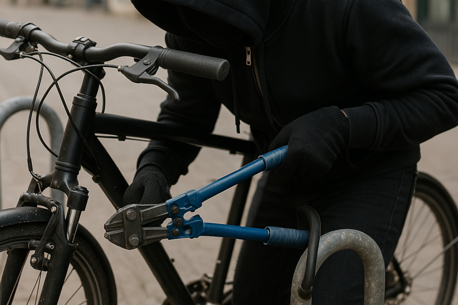 E-Bike in der Nacht zum Dienstag in Wiesbaden-Dotzheim entwendet.