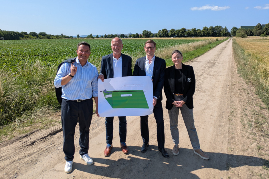 Gewerbegebiet Wallau: Erweiterung mit MultiBusinessHub und kleinteiligen Flächen auf 13 Hektar.