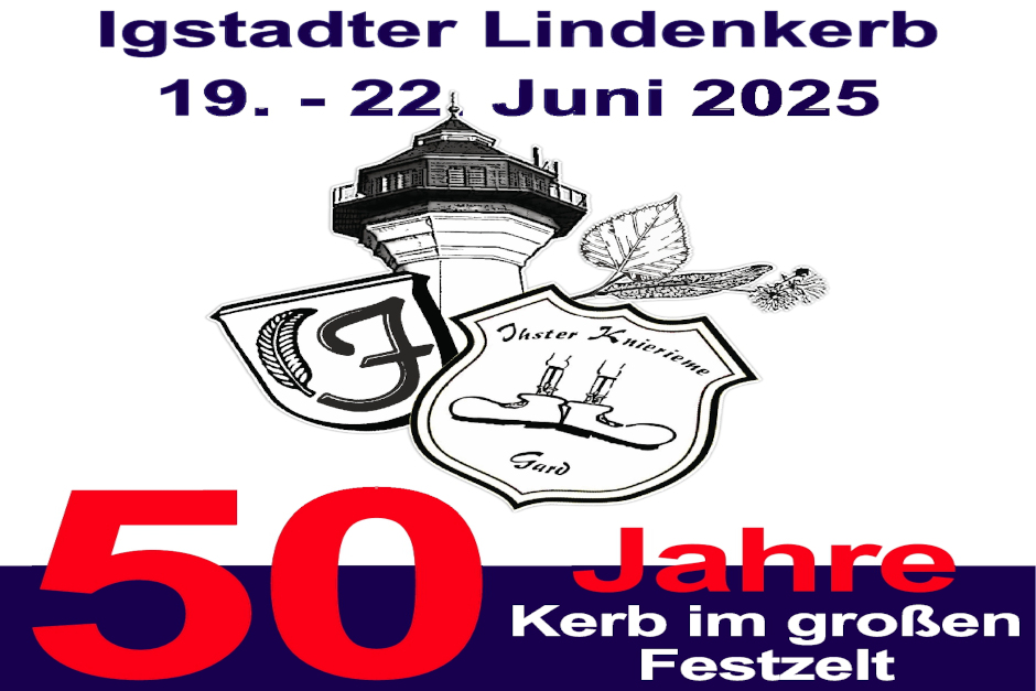 Ein halbes Jahrhundert Leidenschaft für Tradition und Frohsinn: Die Igstadter Kerbegesellschaft feiert ihr 50-jähriges Bestehen mit einer spektakulären Jubiläumskerb!