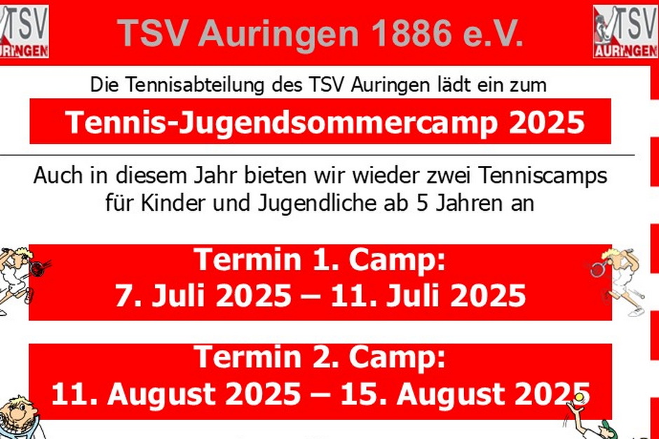 TSV Auringen Tennis Sommercamp 2025