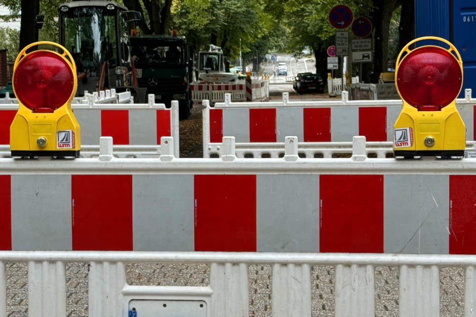 Bauarbeiten erfordern eine Teilsperrungen auf dem Konrad-Adenauer-Ring in Wiesbaden.