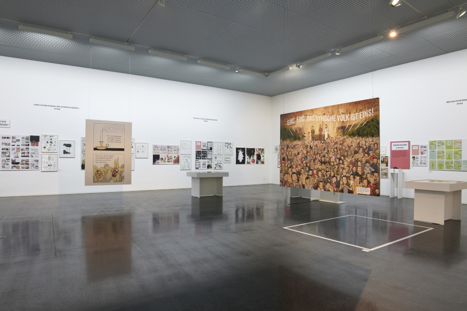 Finissage der Ausstellung „Ich werde nicht schweigen!“ im Kunsthaus Wiesbaden.