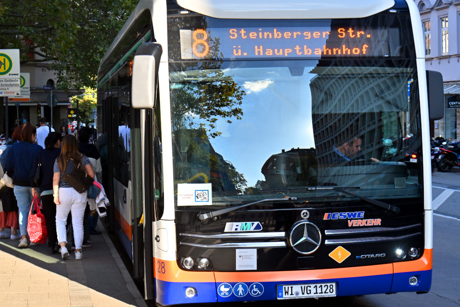 Haltestelle Berliner Straße in Wiesbaden wird am Freitag zeitweise aufgehoben.