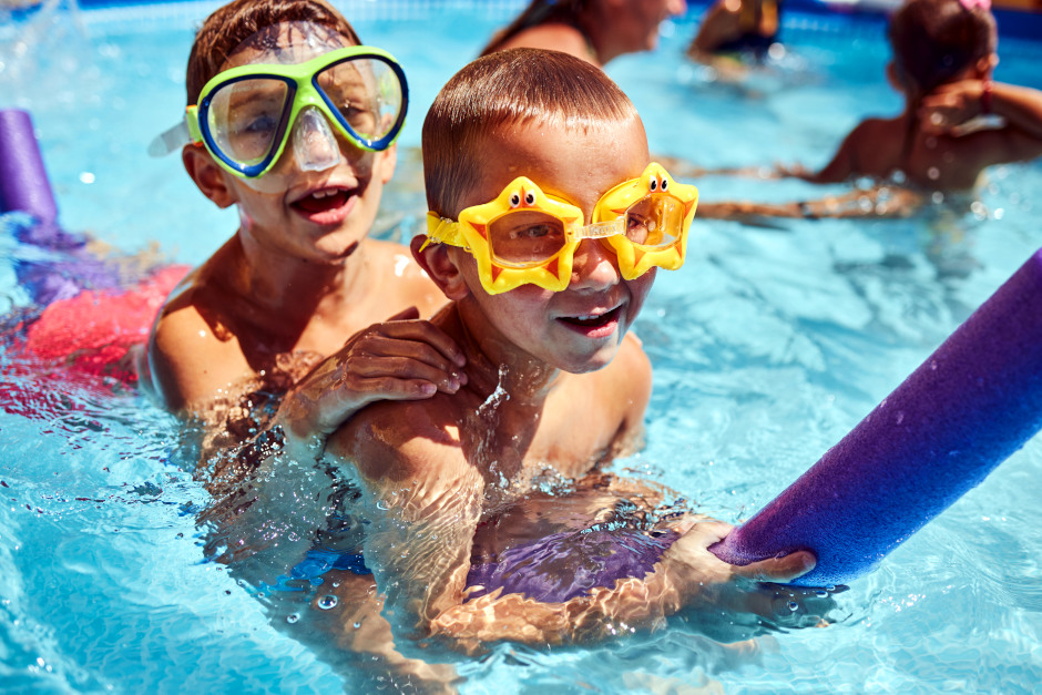 Das Planschbecken im Wiesbadener Freibad Kleinfeldchen vorübergehend geschlossen