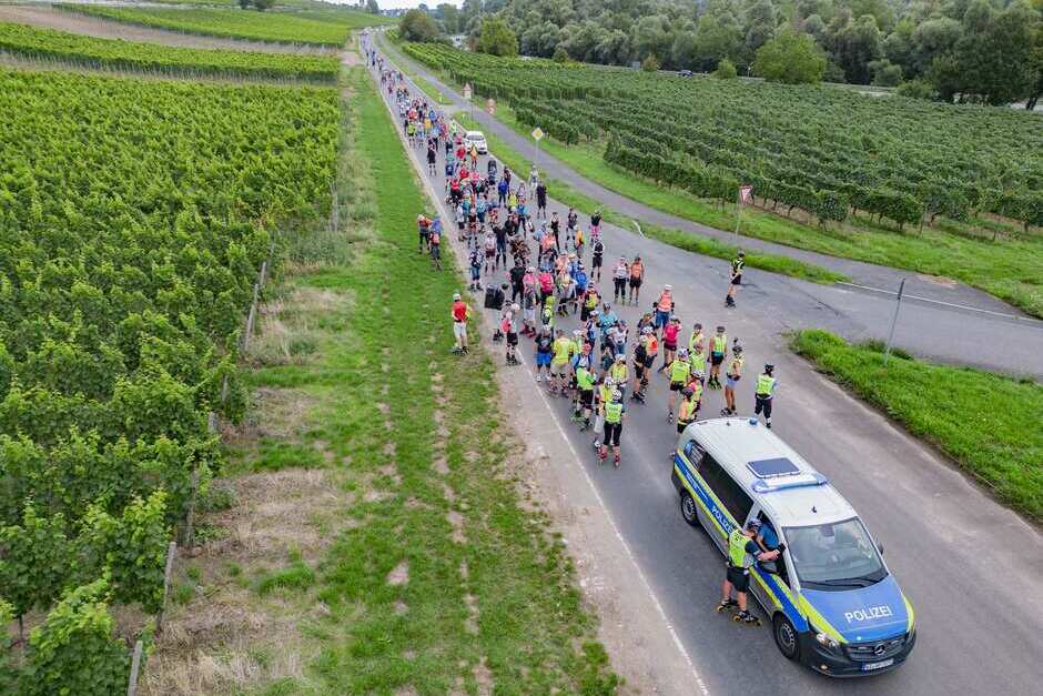 Die Rheingau-Inline-Tour führt von Mainz-Kastel über Wiesbaden-Biebrich bis Rüdesheim am Rhein.