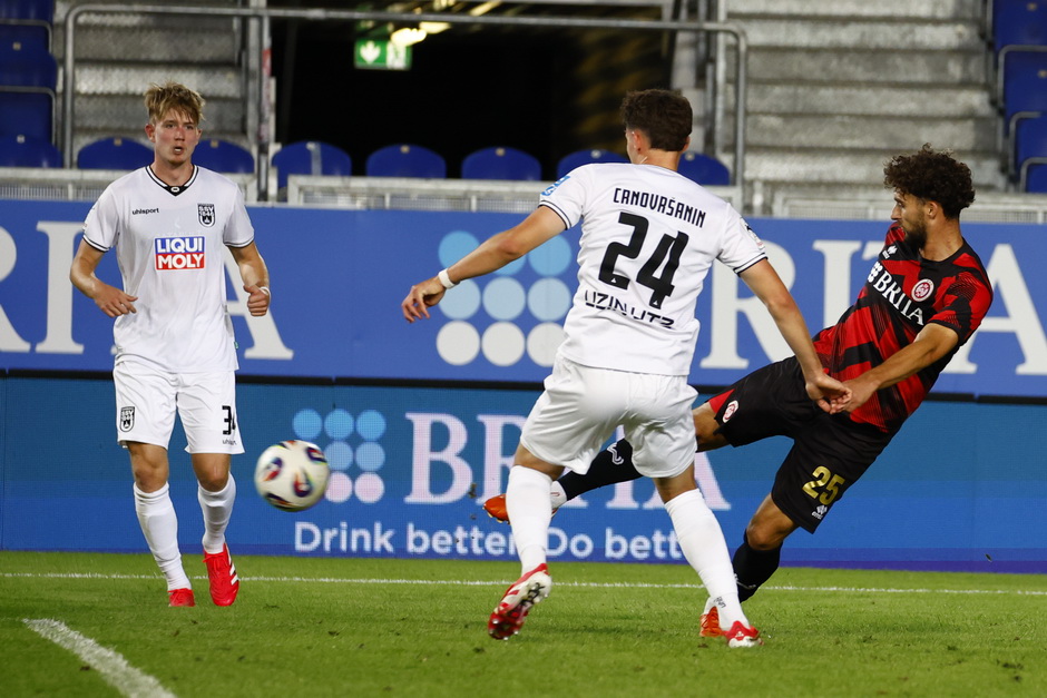 Torjubel zum 3:1 Heimsieg gegen Ulm