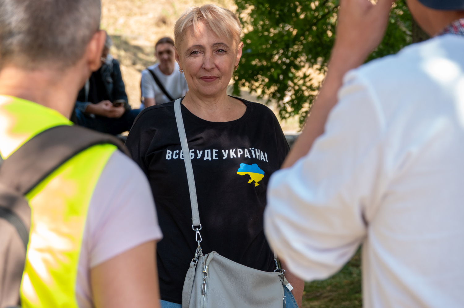 Menschenkette auf der Theodor-Heuss-Brücke: Wiesbaden und Mainz senden starkes Signal für die Ukraine am Sonntag, 24. August 2025.