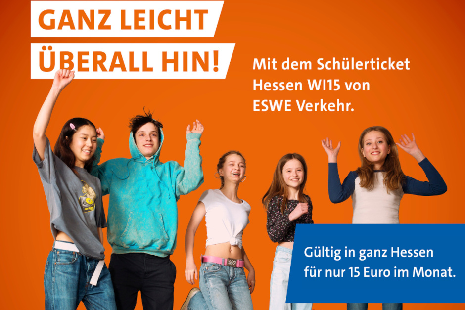 ESWE Verkehr bietet eine besondere Beratungsaktion zum Schülerticket in der Mobilitätszentrale in der Wiesbadener Marktstraße 10 an.