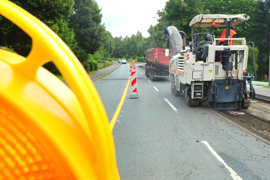 Teilweise Sperrung in Amöneburg und Kastel: Wiesbadener Landstraße wird saniert.