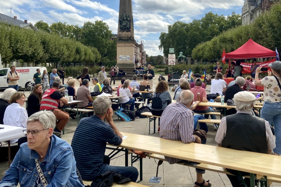 Antikriegstag in Wiesbaden am 31. August 2025