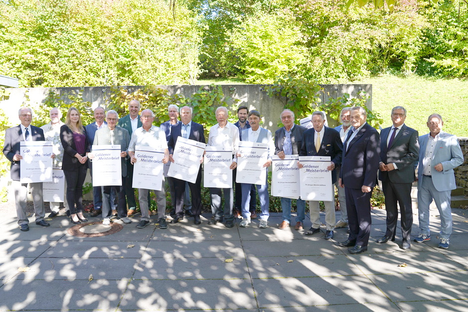 Goldene Meisterbriefe Handwerkskammer Wiebsaden 2025