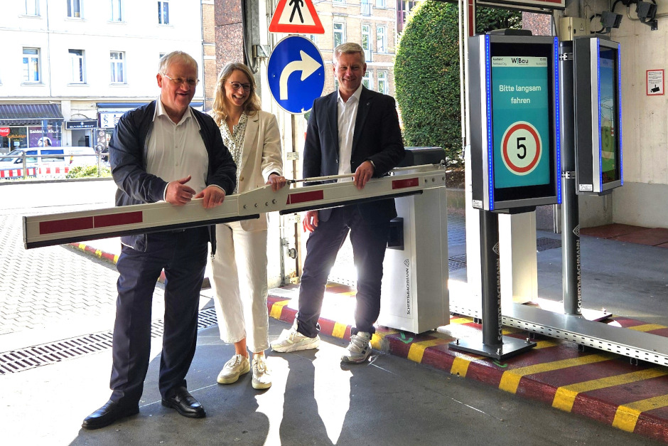 Digitalisierung des Parkens in Wiesbaden. Parkhaus City startet mit Kennzeichenerkennung am Freitag, 19. September 2025.