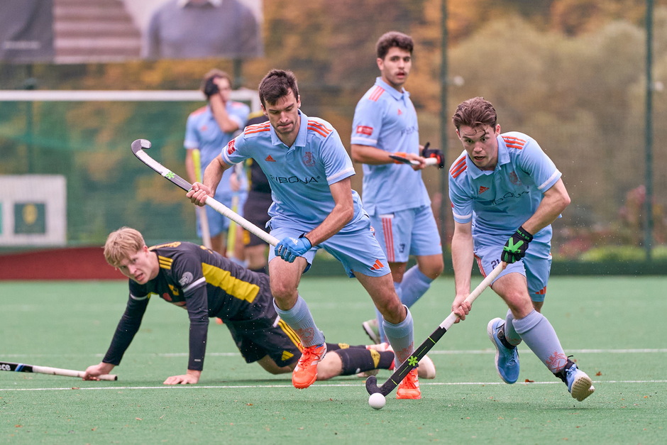 Wiesbadener THC gegen Cöthener HC in Aktion