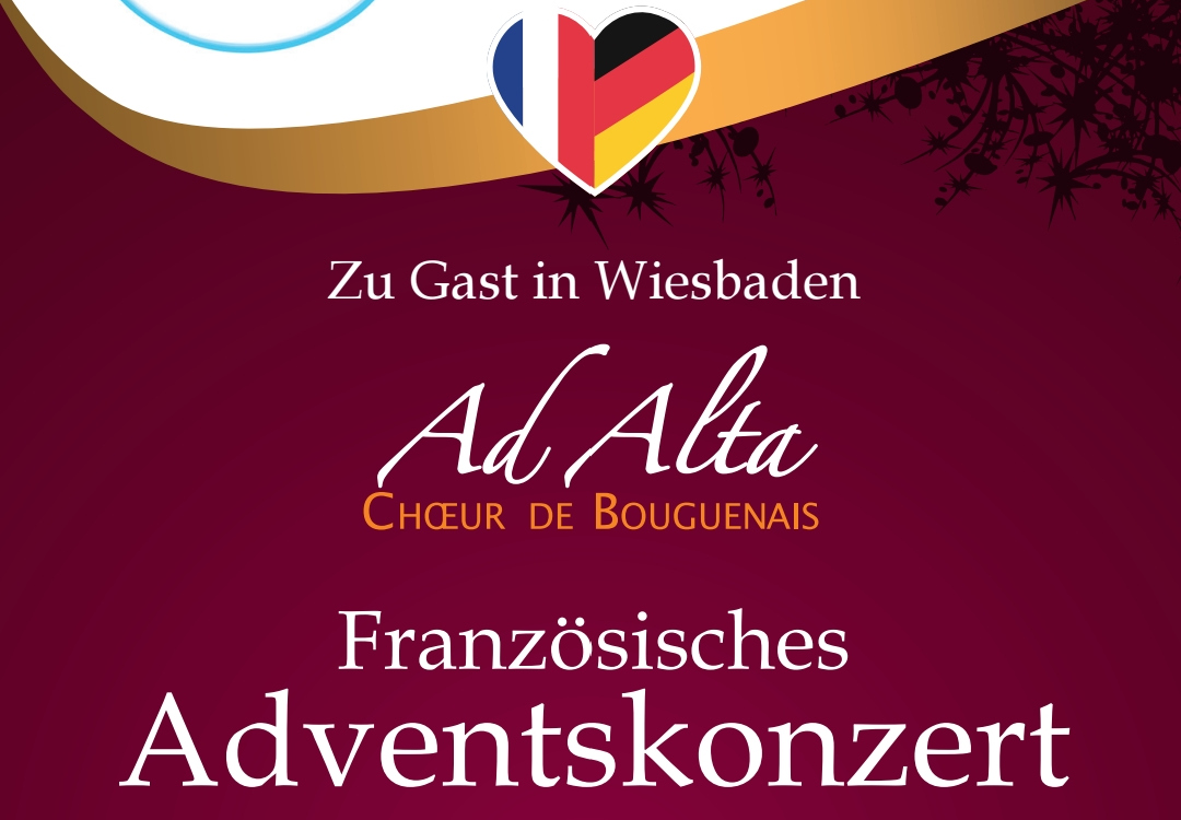 Deutsch-französische Adventskonzerte in Wiesbaden: Mädchenchor empfängt Gäste aus Nantes – Eintritt frei Musikalischer Kulturaustausch zum ersten Advent: Chor aus Bouguenais gastiert beim Mädchenchor Wiesbaden – Zwei kostenlose Konzerte in Friedenskirche und Kulturforum am Sternschnuppenmarkt
