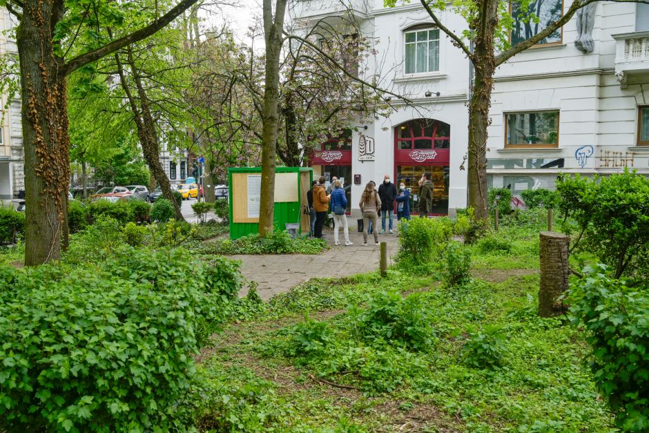 Der Bülowplatz im Wiesbadener Westend wird neu gestaltet.