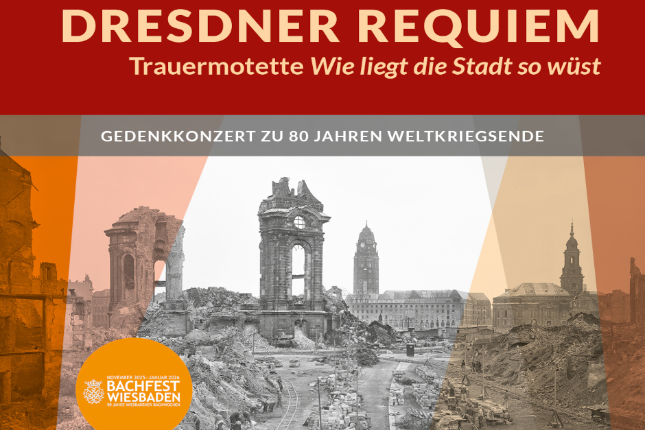 Gedenkkonzert in der Marktkirche: Schiersteiner Kantorei führt seltenes Dresdner Requiem zum 80. Kriegsende auf