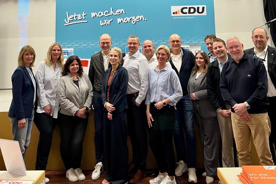 Der Wiesbadener CDU-Kreisparteitag beschließt Kommunalwahlprogramm 2026 und kürt Daniela Georgi zur Spitzenkandidatin