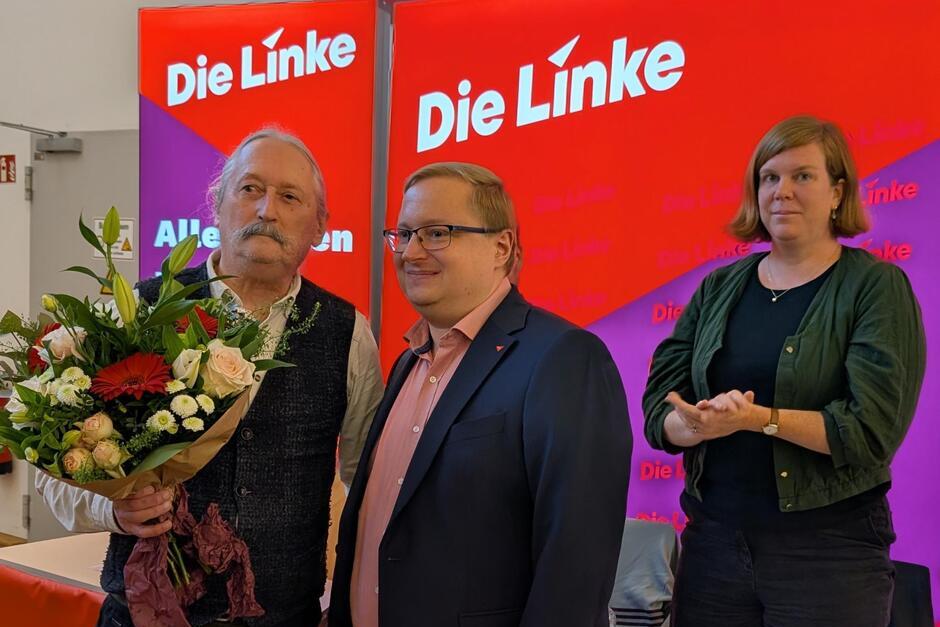 Die Linke Wiesbaden hat die Kommunalwahllisten vorgestellt.