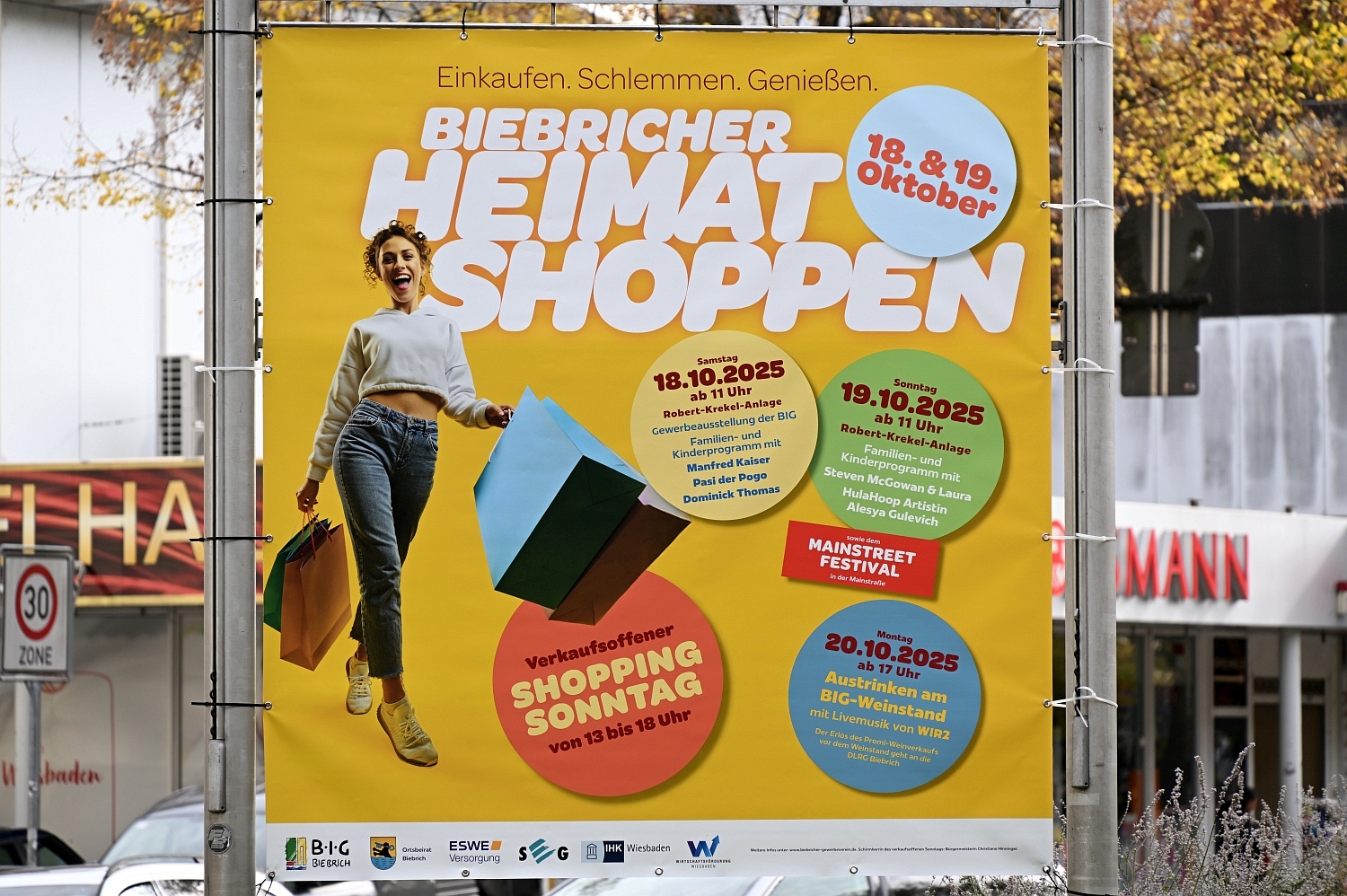 Verkaufsoffener Sonntag in Wiesbaden-Biebrich: Shopping, Genuss und lebhafte Stimmung am Sonntag, 19. Oktober 2025