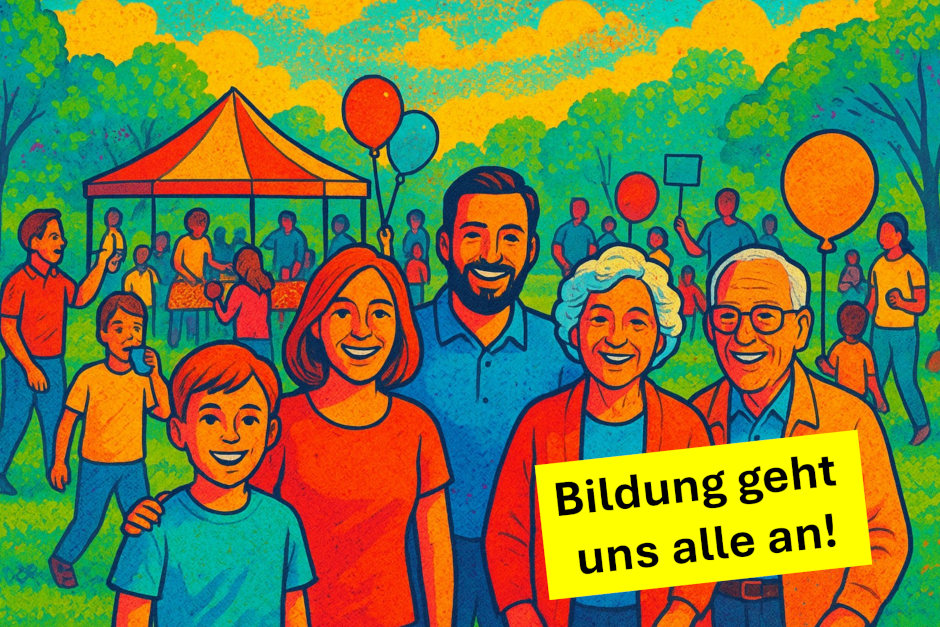 Familienfest auf Kranzplatz Wiesbaden wird zu Protest gegen Hessens Bildungssparkurs am Samstag, 29. November 2025. „Bildung geht uns alle an!“