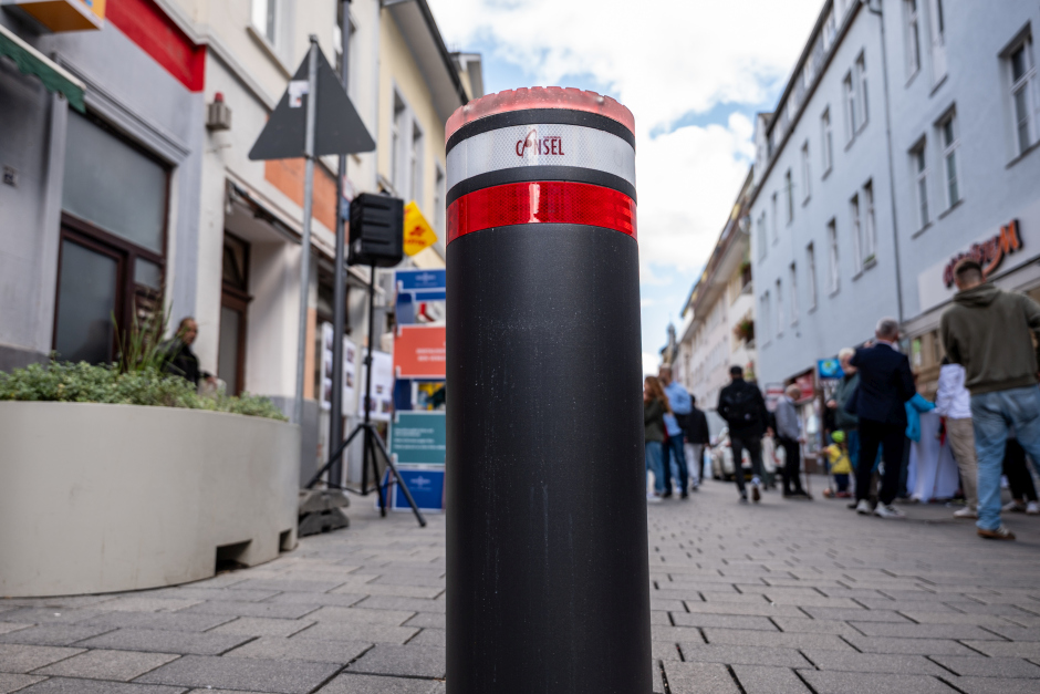 Versenkbare Poller in der Wellritzstraße bringen Verkehrsberuhigung und mehr Lebensqualität