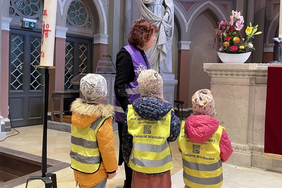 In Wiesbaden fand zum Reformationstag ein Kinderfest statt.