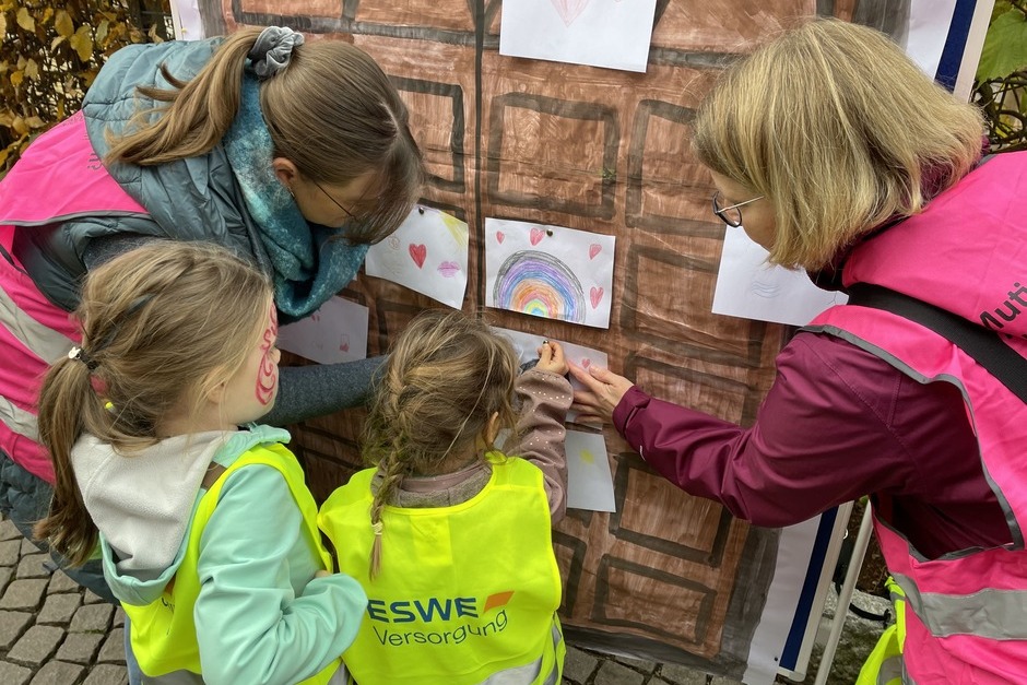 In Wiesbaden fand zum Reformationstag ein Kinderfest statt.