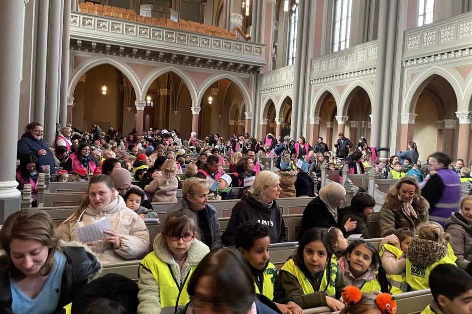 In Wiesbaden fand zum Reformationstag ein Kinderfest statt.