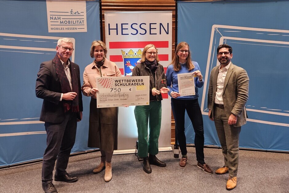 Die Hermann-Ehlers-Schule aus Wiesbaden war beim Schulradeln Hessen erfolgreich