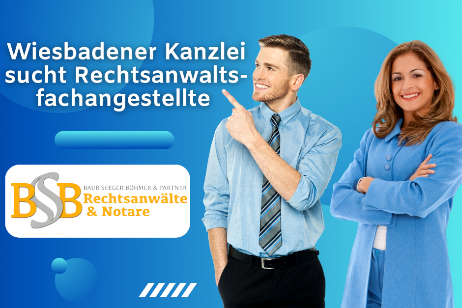 Anwaltskanzlei Baur Seeger und Boehmer suchen Mitarbeiter. Jetzt bewerben.