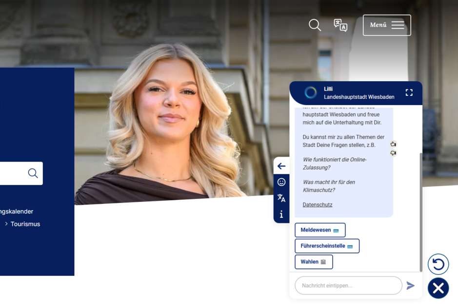 Wiesbaden führt KI-Chatbot „Lilli“ ein