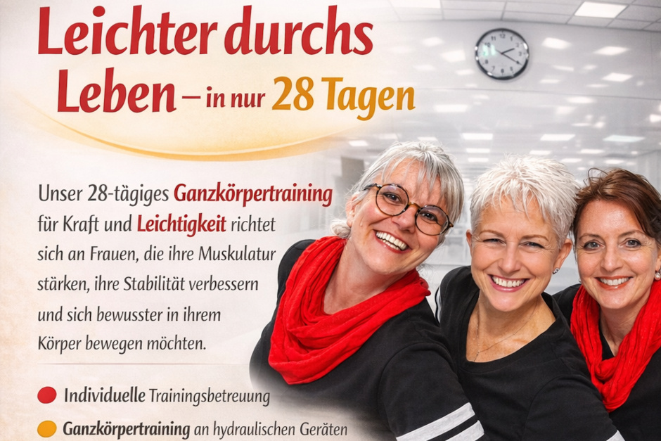 Mission Wohlfühlfigur: Mit 28-Tage-Programm zum wunsch Body im FrauenSportClubGina in Wiesbaden.