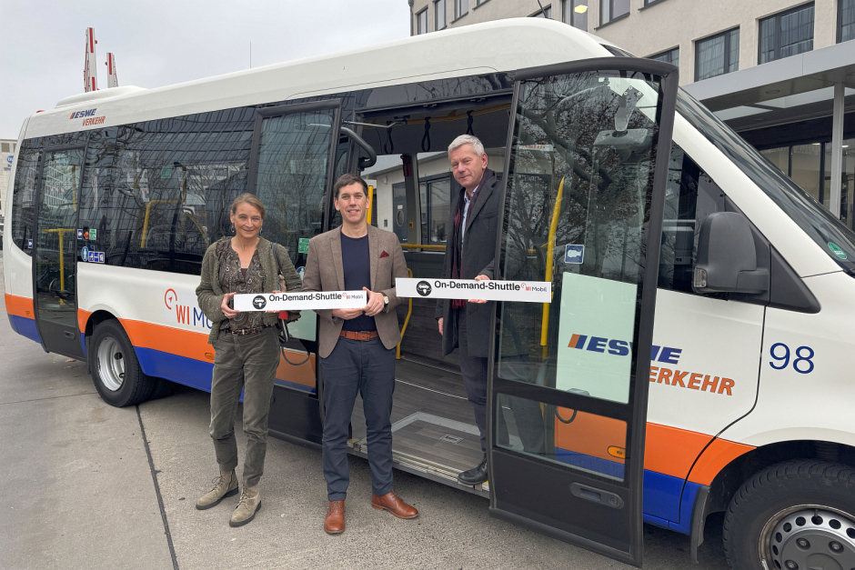 WiMobil startet in Wiesbaden: Neues On-Demand-Shuttle revolutioniert den Nahverkehr in Biebrich