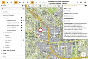 Wiesbaden bietet einen Baustellen-Überblick jetzt direkt im digitalen Zwilling