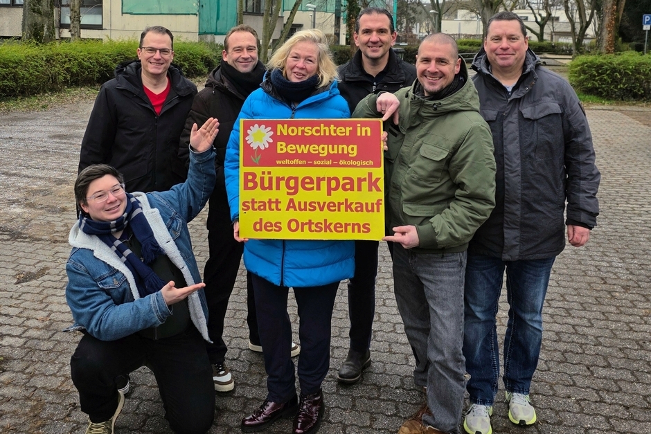 Die Wählergruppe „Norschter in Bewegung“ tritt erneut mit einem 7er-Team zur Ortsbeiratswahl in Wiesbaden-Nordenstadt an.