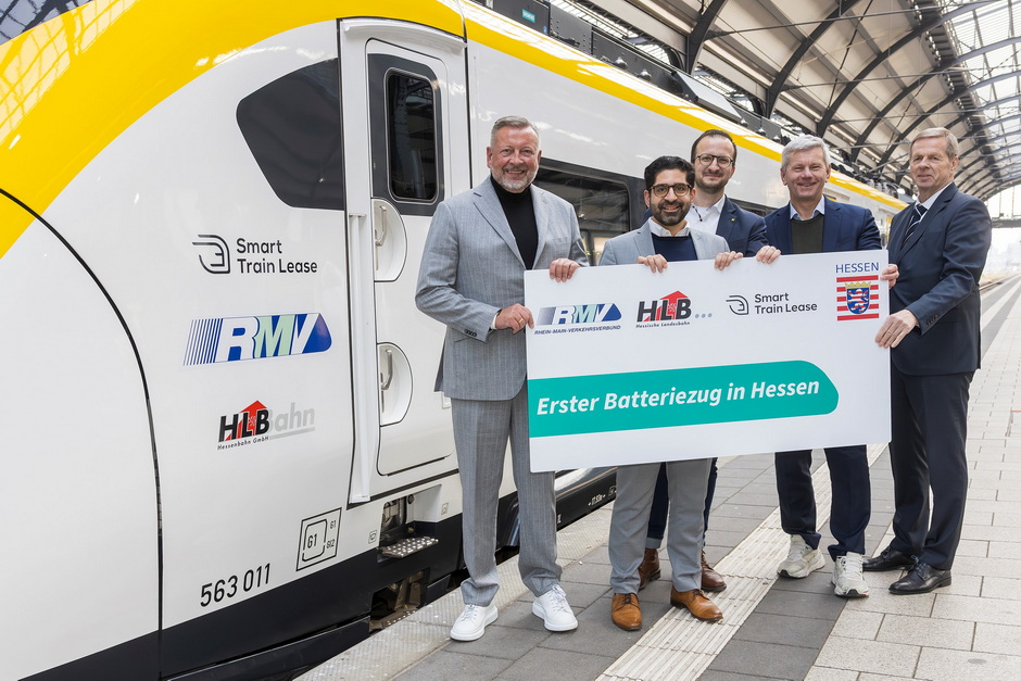 Erster Batteriezug in Hessen verbraucht 70 Prozent weniger Energie Erster Batteriezug in Hessen verbraucht 70 Prozent weniger Energie