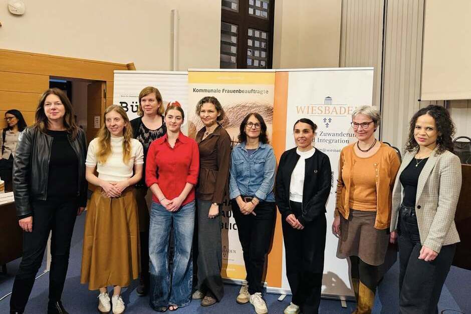 Die Veranstaltung "Demokratie braucht Frauen" fand im Wiesbadener Rathaus statt.