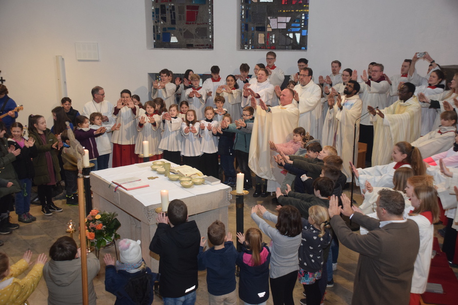 Zum St. Birgid Namenstag feierte die Gemeinde in Wiesbaden Bierstadt einen Gottesdienst