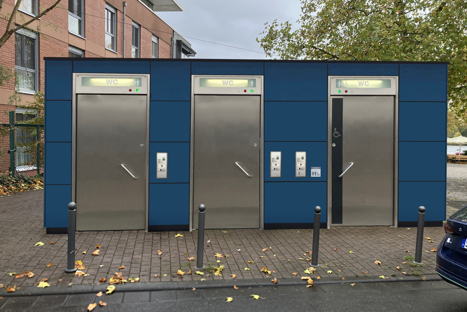 Eine neue Toilettenanlage wird für den Hans-Römer-Platz in Wiesbaden-Schierstein eingerichtet