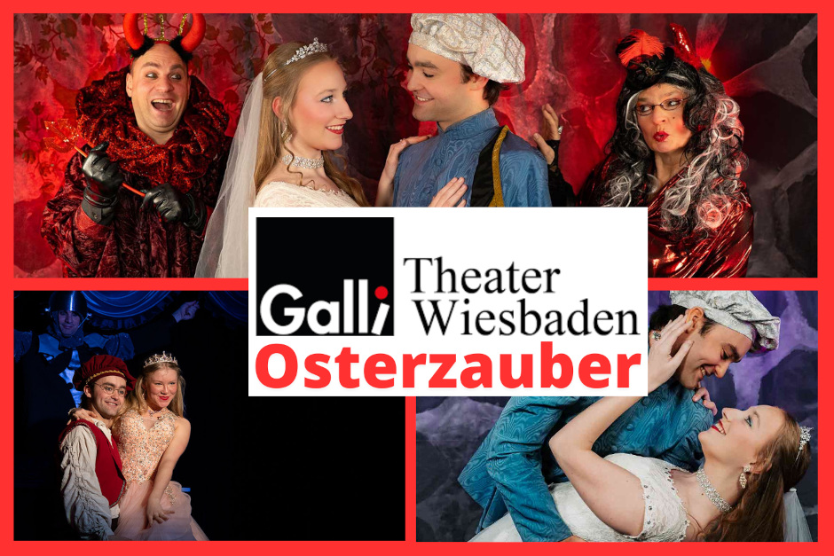 Drei spannende Premieren, interaktives Kindertheater und tiefgründige Komödien: Das Galli Theater Wiesbaden startet mit einem vollgepackten Programm in den April. Ob die Suche nach den drei goldenen Haaren des Teufels für die Kleinen oder die mythologische Enthüllung von „Eva und Lilith“ für die Großen – hier erfahren Sie alles über die Oster-Highlights und wo Sie sich noch schnell die begehrten Tickets sichern können.