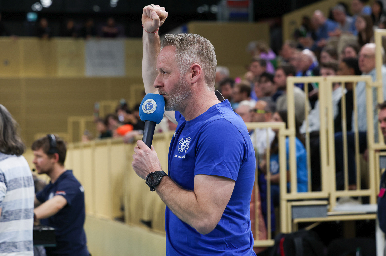 Volleyball: Playoff Rückspiel VC Wiesbaden gegen VfB Suhl Lotto Thüringen am Mittwoch, 25. März 2026
